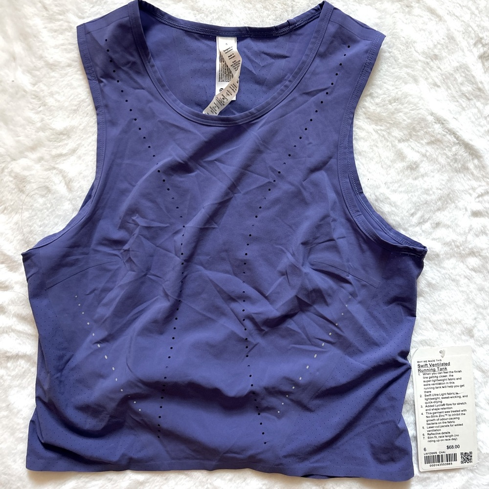 lululemon swift ventilated Runninf tank